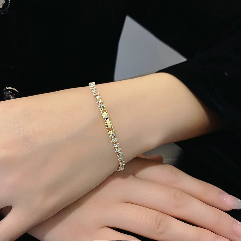 Crystal Chain Bracelets