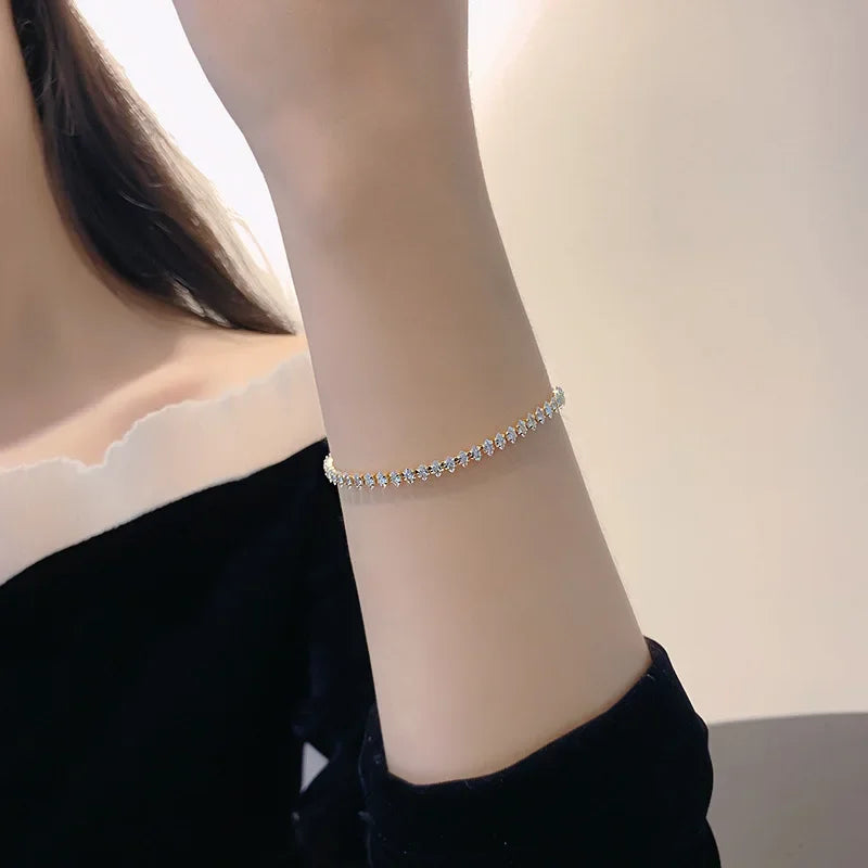 Crystal Chain Bracelets